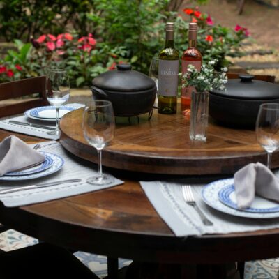 O que colocar na mesa de jantar para decorar