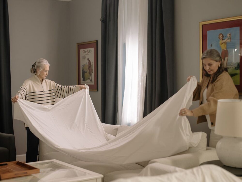 Escolher tecidos para roupas de cama